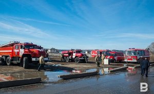 В Рязанской области полностью потушили пожар на военном складе