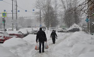 Казань стала лидером по высоте сугробов