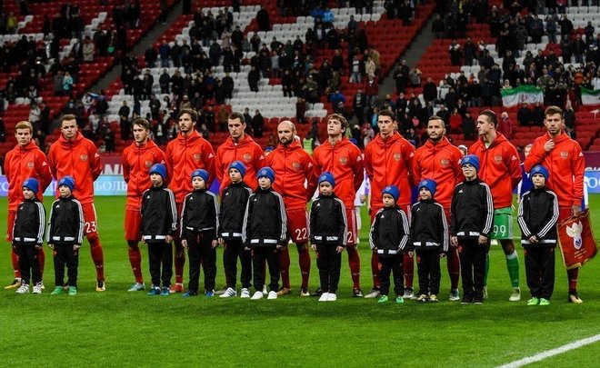 Россия сохранила 38-ю строчку в рейтинге сборных ФИФА