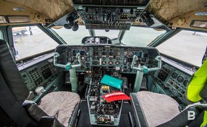 Самолет из Казани выкатился за пределы взлетно-посадочной полосы в Челябинске из-за обледенения