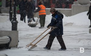 В Казани из-за гололеда за ночь использовали 111,6 тонны реагента