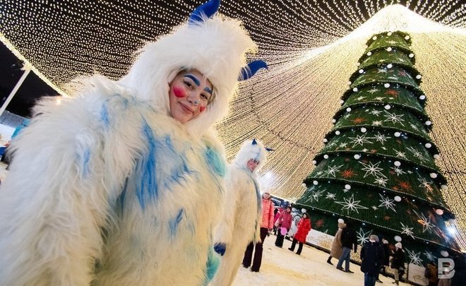 Общественные пространства Казани в новогодние праздники посетили свыше 220 тысяч человек