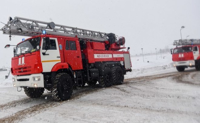 В Нижнем Новгороде произошел крупный пожар на заводе «Оргсинтез»