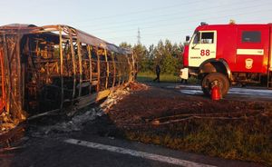 При столкновении автобуса и бензовоза в Татарстане погибли 10 человек