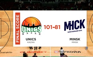 УНИКС уверенно переиграл дома БК «Минск»