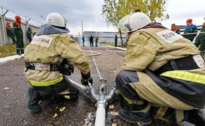 МЧС: пострадавших в пожаре торгового центра в Уфе нет