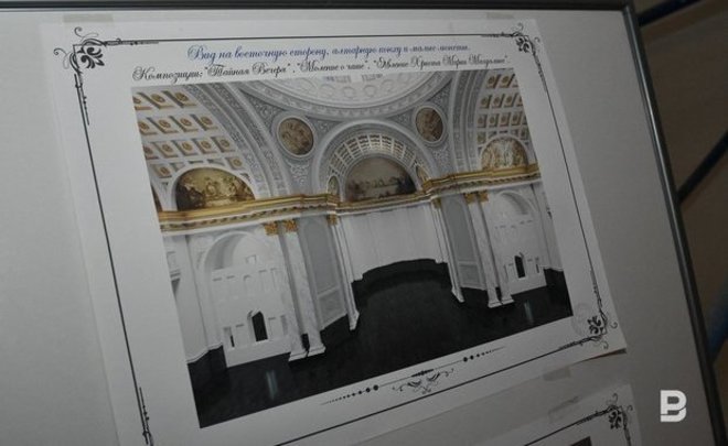 В Татарстане в воссозданном соборе Казанской иконы Божией матери заканчиваются работы по живописи