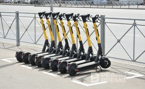 В Казани сократили количество стоянок для электросамокатов