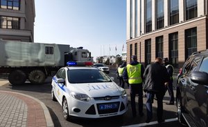 В Казани перед посланием президента запретили парковку на площади Свободы