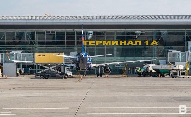 В казанском аэропорту рассказали о проверке «заминированного» самолета из Петербурга