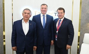 Рустам Минниханов и Марат Хуснуллин обсудили строительство М-12