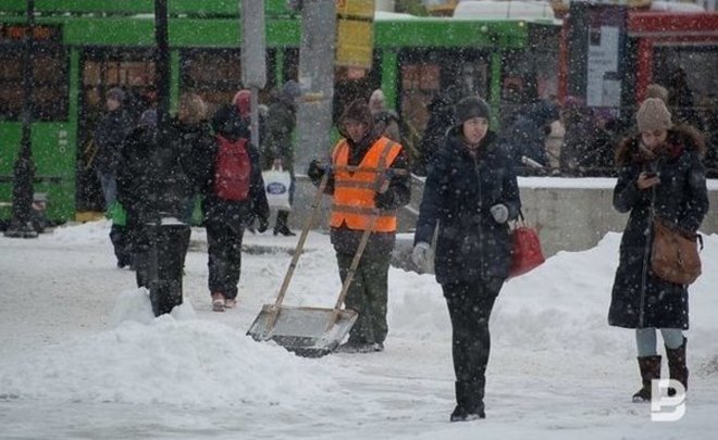 В Казани за прошедшие сутки вывезли 1 415 тонн снега с улиц