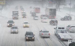 В четверг в Татарстане ожидается сильный ветер и метель