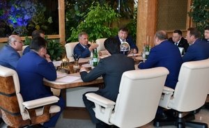 Минниханов встретился с начальником Горьковской железной дороги