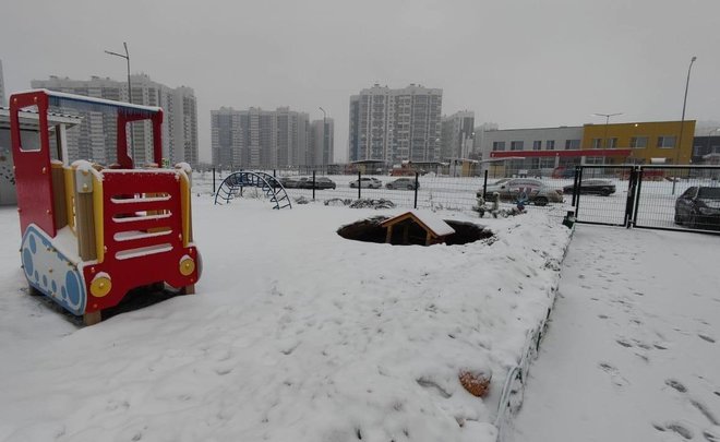 Казанский детсад в «Салават купере», на территории которого образовался провал, временно закроют