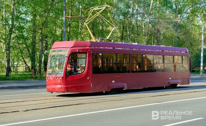 В Казани временно изменили схему движения трамваев