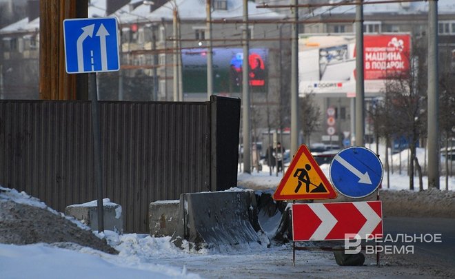 Ограничение движения по улице Дубравной в Казани продлили еще на год
