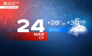 Сегодня в Казани ожидается сильный ветер и до +30 градусов