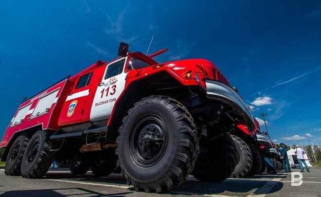 В Нурлате из-за удара молнии произошел пожар в частном доме