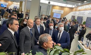 «Нижнекамскнефтехим» принял участие в выставке промышленных предприятий на итоговой коллегии Минпромторга РТ