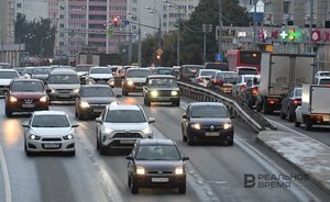 В Казани на Сибирском тракте из-за ДТП образовалась сильная пробка