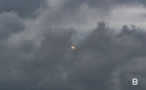 В Бурятии при взлете грузового самолета Ту-204 загорелся двигатель