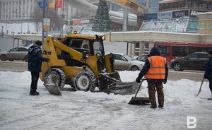 В Казани определили места для временного складирования снега
