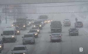 Татарстанцев предупредили о сильном ветре и метели в воскресенье