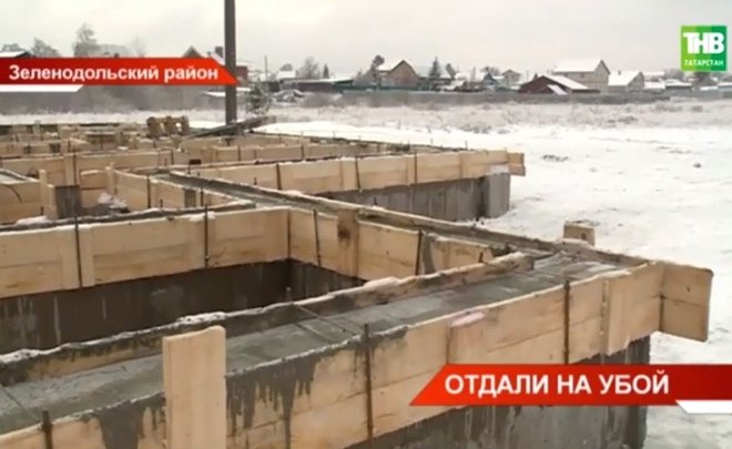 В Зеленодольском районе Татарстана жители возмутились «тихому» строительству скотобойного цеха — видео