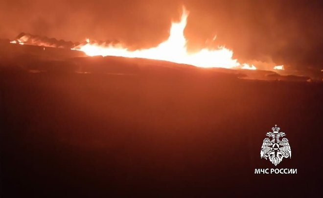 На пожаре в Татарстане погибли два человека