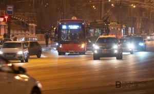 В Казани наблюдаются пробки 8 баллов