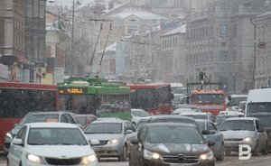 Самая длинная пробка в Казани растянулась на 4,6 км