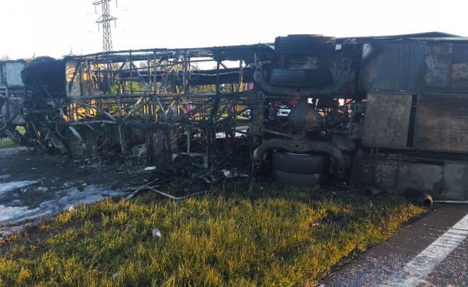 ​МВД по РТ о причинах гибели 13 человек: При обгоне водитель автобуса зацепил грузовик