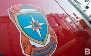 В Нижнекамске загорелось строящееся здание на площади 20 кв. метров