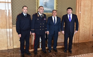 Замдиректора Росгвардии официально представил Минниханову главу татарстанского управления ведомства