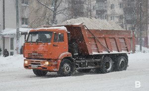 За сутки с улиц Казани вывезли около 17 тысяч тонн снега
