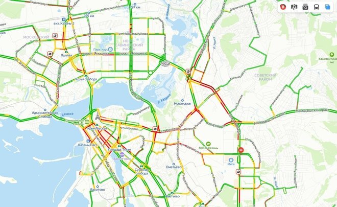 Карта казани онлайн в реальном времени