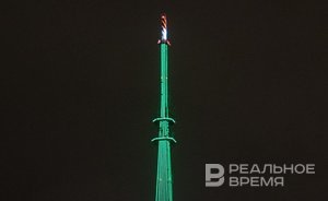 Казанская телебашня в День города и республики окрасится в праздничные цвета