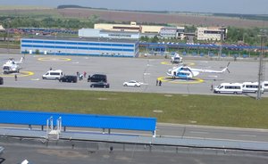 В ОЭЗ «Алабуга» приземлились вертолеты, сегодня там ожидают Мишустина и федеральных министров