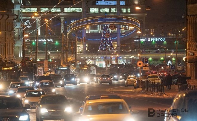 Пробки на казанских дорогах достигли 10 баллов