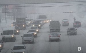 Татарстанцев предупредили о метели и гололеде 31 декабря