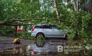 Татарстанцев предупредили о грозе и сильном ветре 18 июля