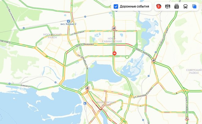 Карта движения автобусов в реальном времени казань. Пробки Казань сейчас. 10 Баллов пробки в Казани зимой.