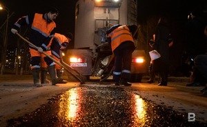 В Татарстане на региональных дорогах ямочный ремонт произведен на площади более 70 квадратных метров
