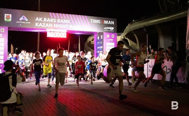 На забег «Ночная Казань» зарегистрировались более 1,2 тысячи человек из 119 городов России