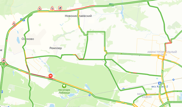 Карта пробок нижегородской области м7