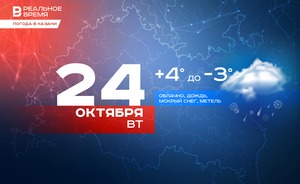 Сегодня в Казани метель и до -3 градусов