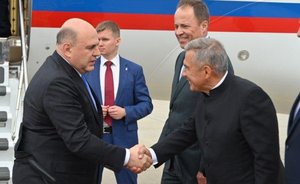 Михаил Мишустин прилетел в Казань