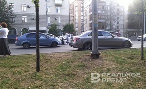 В Казани на улице Павлюхина произошла авария