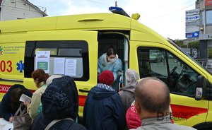 Более 3 тысяч казанцев привились от коронавируса за две недели возле станций метро